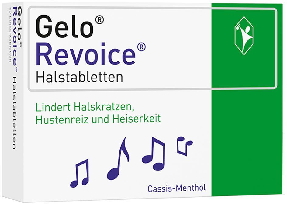 GeloRevoice® Halstabletten Cassis-Menthol 60 St Lutschtabletten