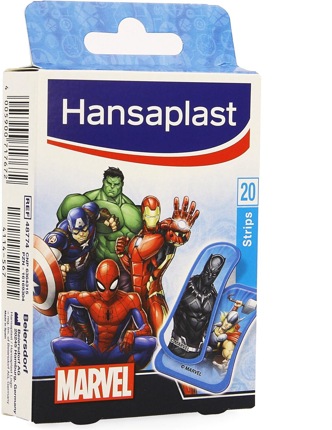 Hansaplast Pansement Enfants Marvel 20 Pièces