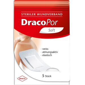Dracopor Soft weiß 15 cm x 15 cm steril 5 ct