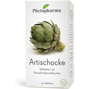 Phytopharma - Artischocke Tabletten, Tabletten Für Leber Und Galle Vegan, 120stück