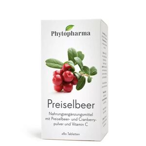 Phytopharma - Preiselbeer Tabletten, 280 Stück