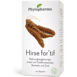 Phytopharma - Hirse For'Tif Kapseln, 100 Pezzo