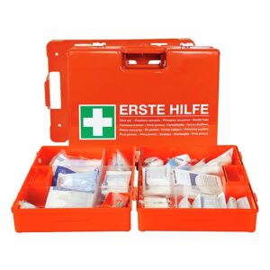 Hygonorm Erste-Hilfe-Koffer nach DIN 13169; 34x24x12 cm (LxBxH); orange