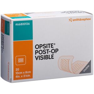OPSITE POST OP VISIBLE transparenter Wundverband 8x10cm (20 Stück)