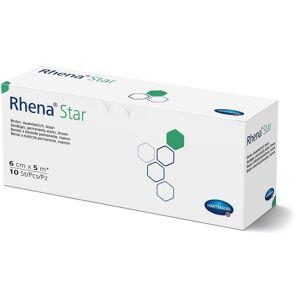 Rhena Star Elastische Binde 6cmx5m hautfarbig offen (10 Stück)