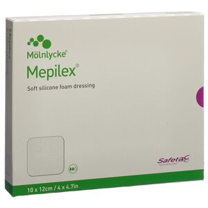 Mepilex Schaumverband Safetac 10x12cm Silikon (5 Stück)