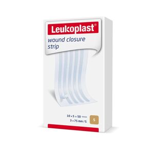 Leukoplast wound closure strip 3x75mm weiss (10 Stück)