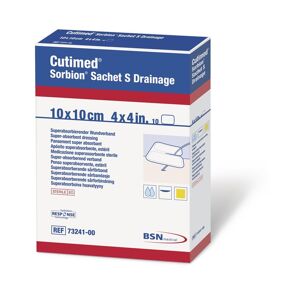 Cutimed Sorbion Sachet S Drainage 10x10cm (25 Stück)