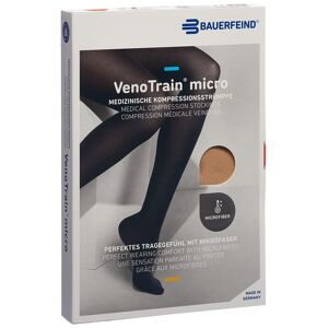 VenoTrain Micro MICRO A-G KKL2 XL plus/short geschlossene Fussspitze creme Haftband Mikronoppen (1 Paar)