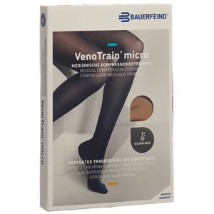 VenoTrain Micro MICRO A-G KKL2 XL normal/short geschlossene Fussspitze caramel Haftband Mikronoppen (1 Paar)