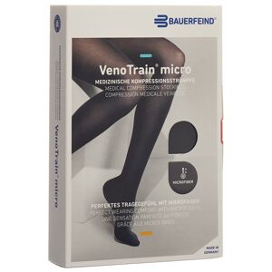 VenoTrain Micro MICRO A-G KKL2 S normal/short geschlossene Fussspitze schwarz Haftband Mikronoppen (1 Paar)