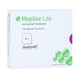 B2B Medical GmbH MEPILEX Lite Schaumverband 7,5x8,5 cm steril 5 Stück