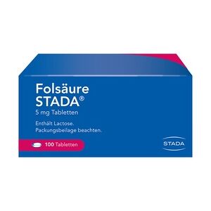 Folsäure STADA 5mg Tabletten 100 Stück