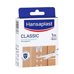 BEIERSDORF HANSAPLAST Classic Pflaster 8cm x1 m 1 Stück