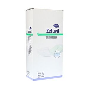 ToRa Pharma GmbH ZETUVIT Plus extrastarke Saugkompr.steril 10x20 cm 10 Stück