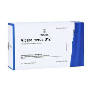 Weleda VIPERA BERUS D 12 Ampullen 8x1 Milliliter