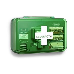 Cederroth Wound Care Dispenser, Pflasterspender 20,3 cm x 30,6 cm x 15,5 cm grün