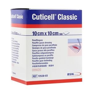 BSN Medical CUTICELL Classic Wundgaze 10x10 cm 100 Stück