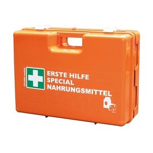 Verbandkoffer Nahrungsmittel DIN 13157 mit Wandhalterung Erste Hilfe Koffer Elfe-Hilfe-Kasten Verbandkoffer