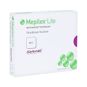 Mölnlycke Health Care GmbH Mepilex Lite Schaumverband 7,5x8,5 cm steril 5 Stück