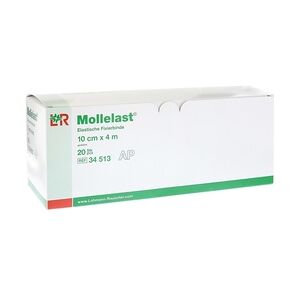 LOHMANN & RAUSCHER MOLLELAST Binden 10 cmx4 m weiß 20 Stück