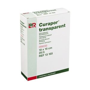 LOHMANN & RAUSCHER CURAPOR Wundverband steril transparent 10x15 cm 25 Stück