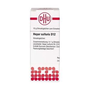 DHU-ARZNEIMITTEL DHU HEPAR SULFURIS D 12 Globuli Homöopathie 01 kg