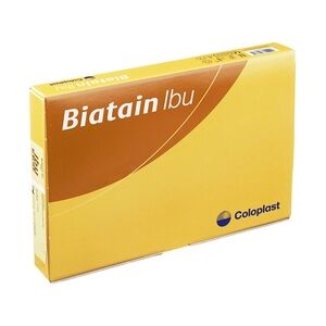 Coloplast BIATAIN Ibu Schaumverband 10x20 cm sanft haftend 5 Stück