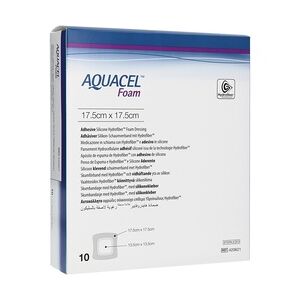 ConvaTec (Germany) GmbH AQUACEL Foam adhäsiv 17,5x17,5 cm Verband 10 Stück
