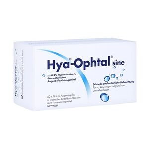 Dr. Winzer Pharma GmbH HYA Ophtal sine Augentropfen 60x0.5 Milliliter