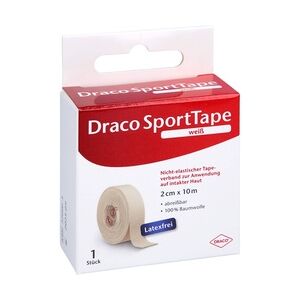 Draco TAPEVERBAND 2 cmx10 m weiß Erste Hilfe & Verbandsmaterial