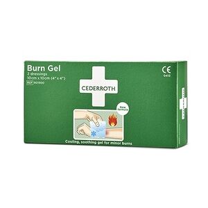 48 Cederroth Burn Gel Dressing Verband 10 cm x 10 cm