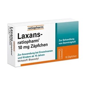 ratiopharm LAXANS- 10 mg Zäpfchen Verdauung