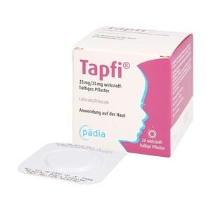 Pädia TAPFI 25 mg/25 mg wirkstoffhaltiges Pflaster Juckreiz & Ekzeme