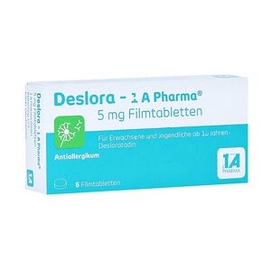 1 A Pharma Deslora-1A Pharma 5mg Filmtabletten 6 Stück