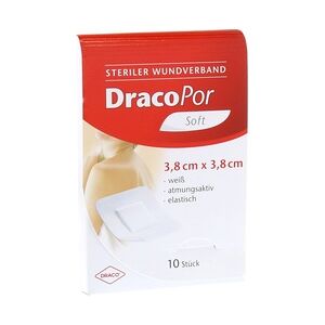 Dr. Ausbüttel & Co. GmbH DRACOPOR Wundverband 3,8x3,8 cm steril 10 Stück