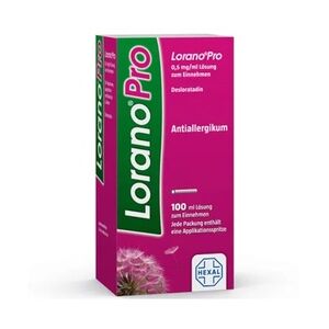 Hexal LORANOPRO 0,5 mg/ml Lösung zum Einnehmen Allergiemittel zum Einnehmen 0.1 l
