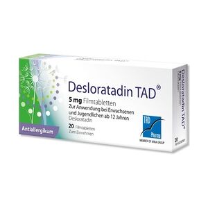 TAD Pharma Desloratadin TAD 5mg Filmtabletten 20 Stück