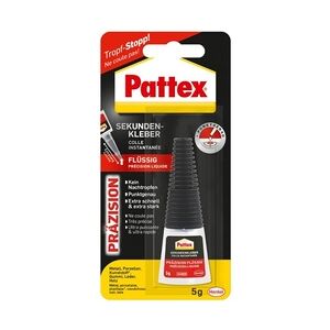 Pattex Sekundenkleber Präzision, flüssig, 5 g Tube