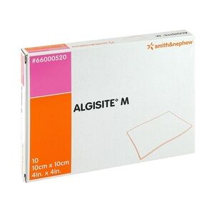 Smith & Nephew GmbH - Woundmanagement ALGISITE M Calciumalginat Wundaufl.10x10 cm ster. 10 Stück