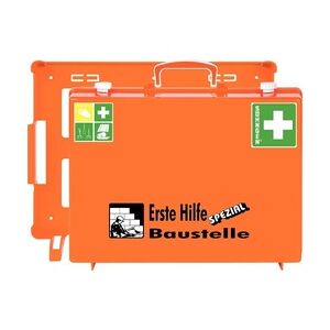 SÖHNGEN Erste-Hilfe-Koffer SPEZIAL Baustelle, 400 x 300 x 150 mm, inkl. Wandhalterung