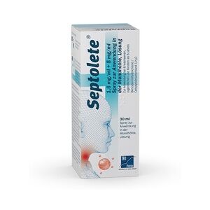 TAD Pharma Septolete 1,5mg/ml + 5mg/ml zur Anwendung in der Mundhöhle Spray 30 Milliliter