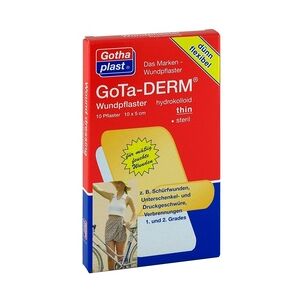 Gothaplast Verbandpflasterfabrik GmbH GOTA-DERM thin hydrokoll.Wundpfl.steril 5x10 cm 10 Stück