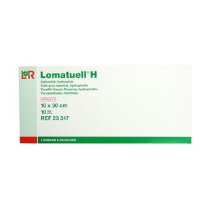 LOHMANN & RAUSCHER LOMATUELL H Salbentüll 10x30 cm steril 10 Stück