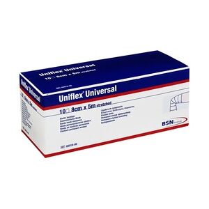 BSN Medical UNIFLEX Universal Binden 8 cmx5 m Zellglas weiß 10 Stück