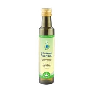 Dr. Jacob's DHA + EPA vegan TocoProtect 250 ml Algenöl Olivenöl Omega-3 250 Milliliter