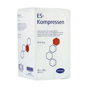 C P C medical GmbH & Co. KG ES-KOMPRESSEN unsteril 10x10 cm 12fach 100 Stück