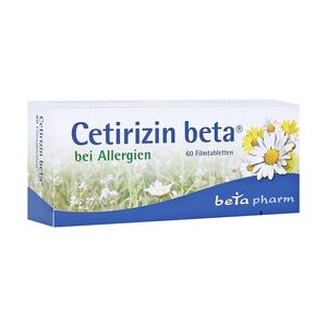 betapharm Arzneimittel GmbH CETIRIZIN beta Filmtabletten 60 Stück