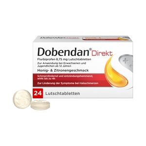 Reckitt Benckiser Deutschland GmbH Dobendan Direkt Lutschtabletten Lutschtabletten 24 Stück