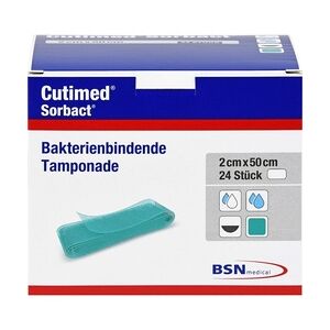 BSN Medical Cutimed Sorbact Tamponaden 2x50 cm Erste Hilfe & Verbandsmaterial